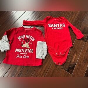 18 month Christmas tops